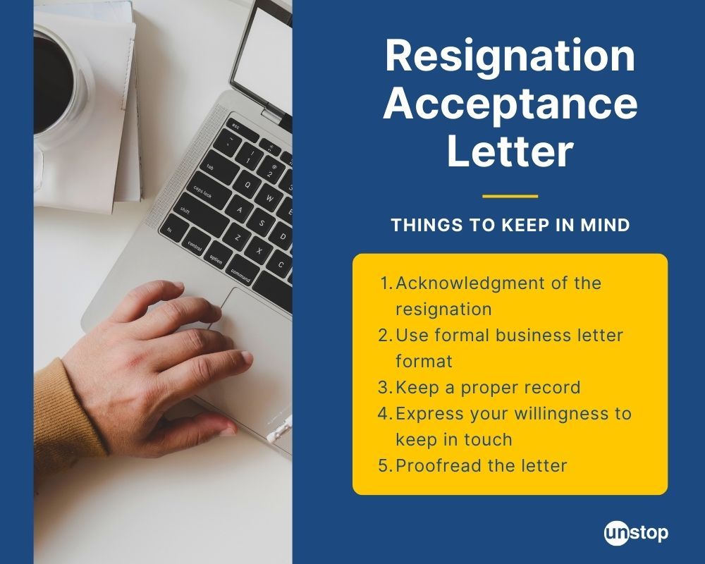 Writing Resignation Acceptance Email: Tips to remember