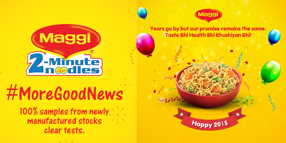 Overcoming Negative Brand Association: Maggi is Safe Poster