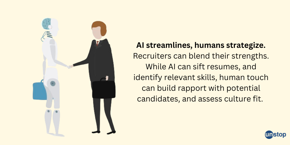 AI and Human blended strategies in recruitment