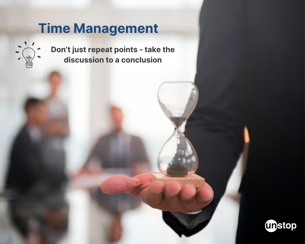 Time management for GD topics