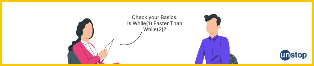 While loop in C variation- While(1) and While(2)?