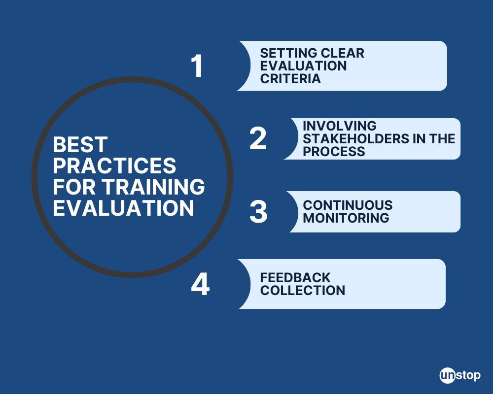 Training evaluation best practices 