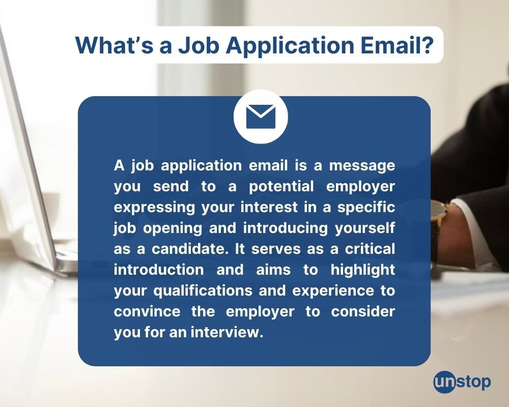 Definition of a Job Application Email