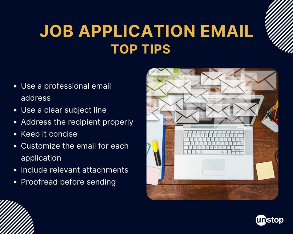 Top Tips for writing Job Application Email