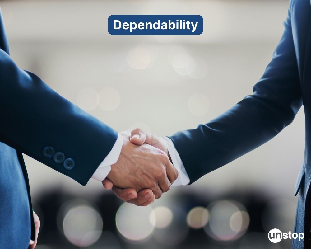 Dependability at the workplace