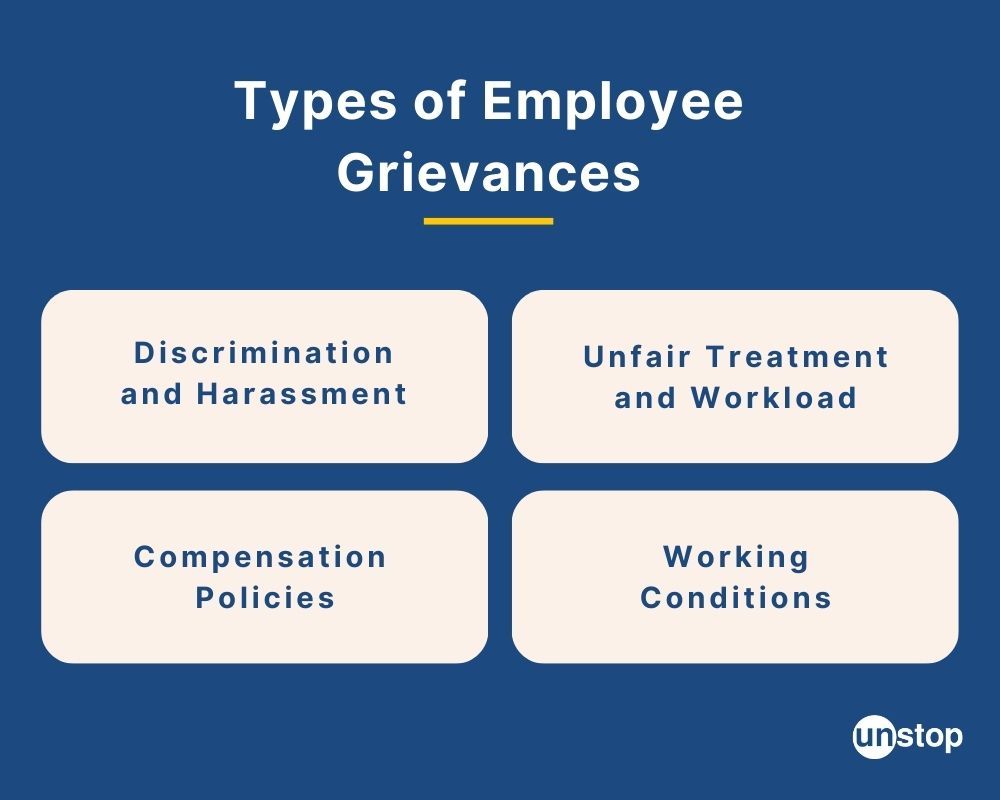 The 4 types of employee grievances