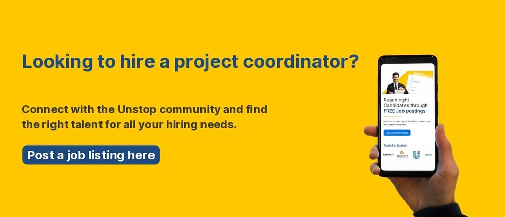 Project Coordinator Job Description 