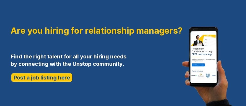 Post for Relationship Manager openings