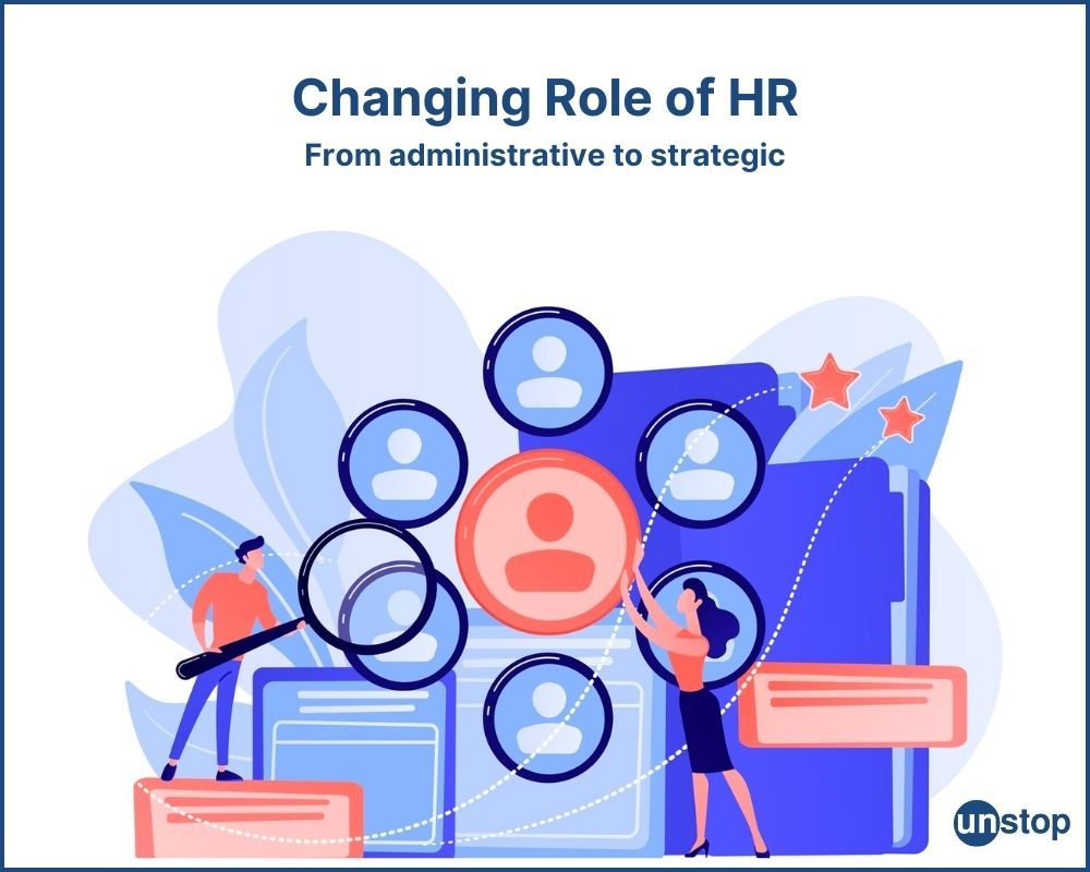 Image representing changing role of HR from administrative to strategic