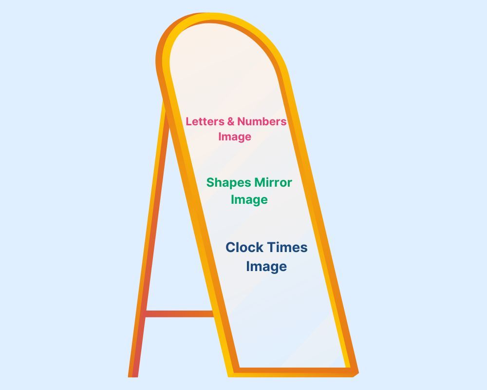 Mirror image types infographic