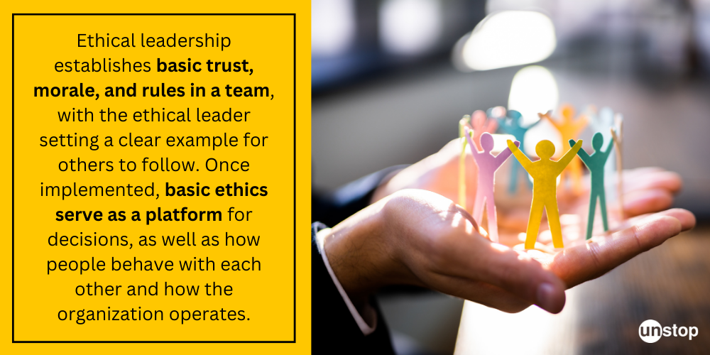 What is ethical leadership