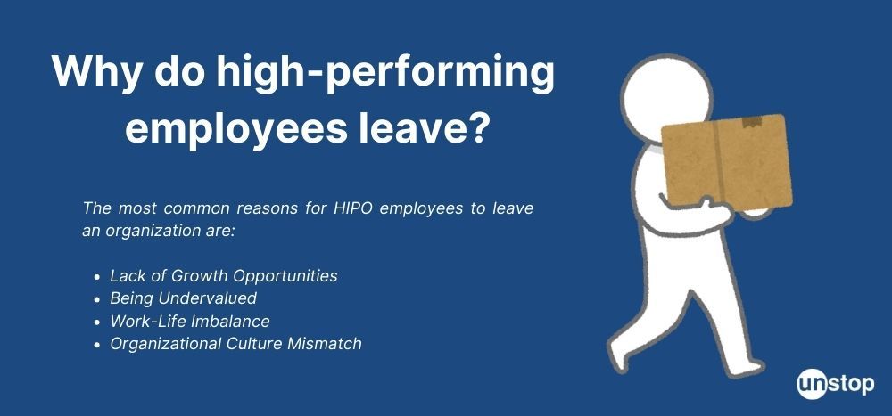 Top reasons why high potentials leave organizations