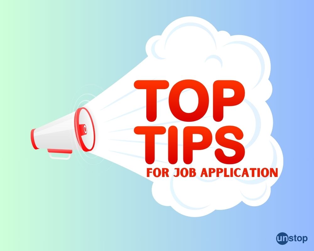 Job Application tips infographic 