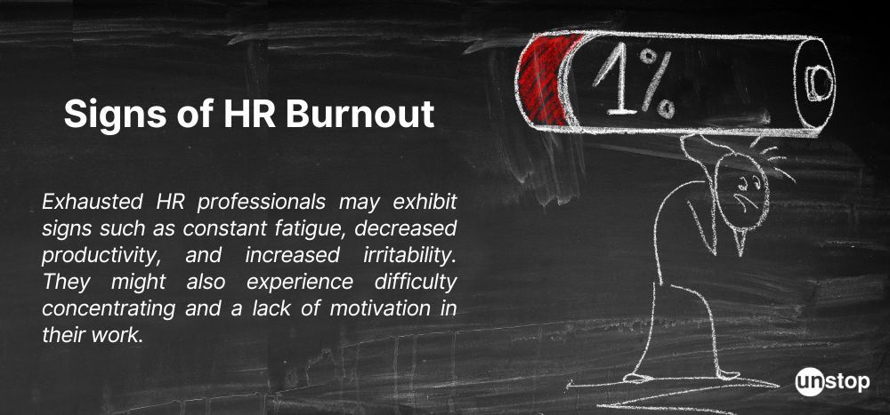 Signs of HR Burnout