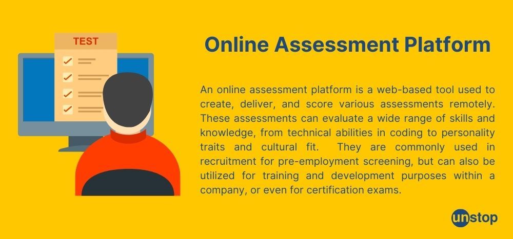 Meaning of online assessment platforms