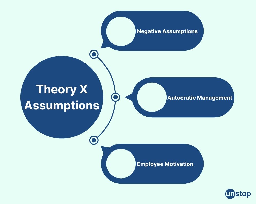 Assumptions in theory X