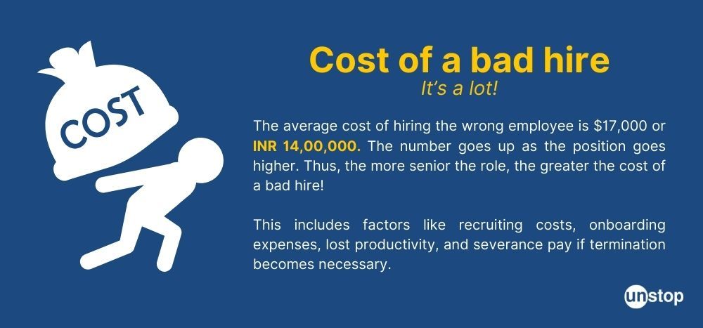 The cost of a bad hire explained