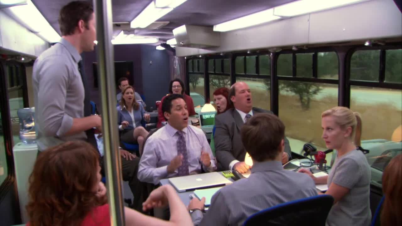 Screengrab from the office 