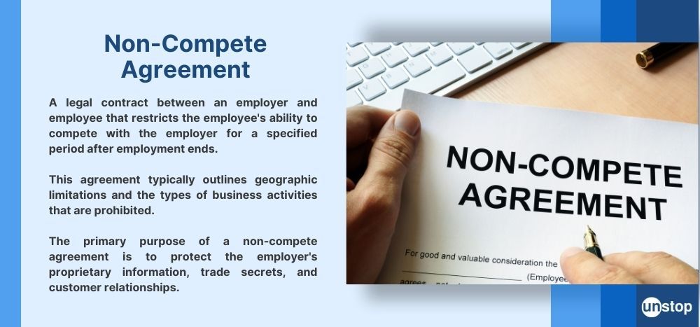 meaning of non compete agreement