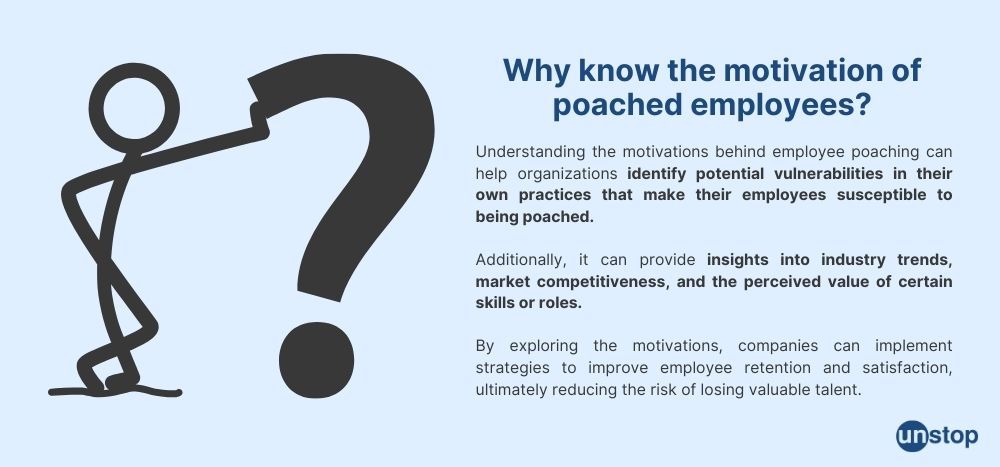 Importance of knowing motivations of poached employees