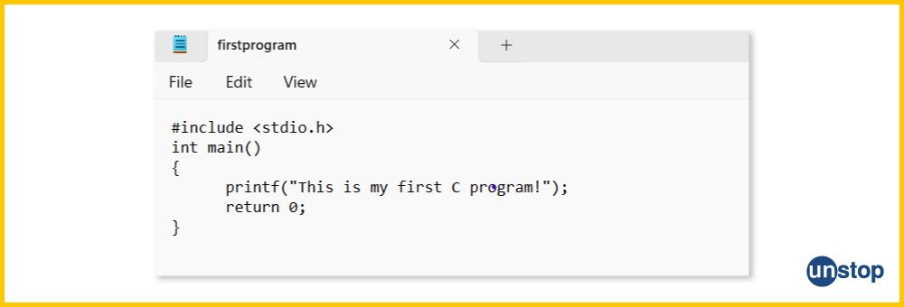 How to run C program without IDE - writing the code in editor