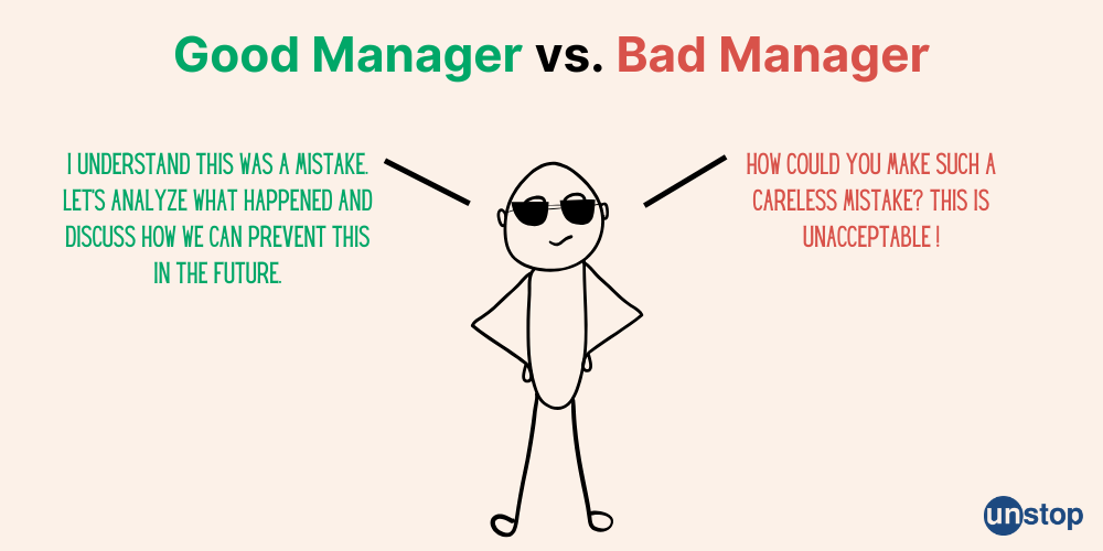 Good Manager vs Bad Manager