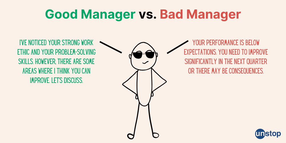 Good Manager vs Bad Manager