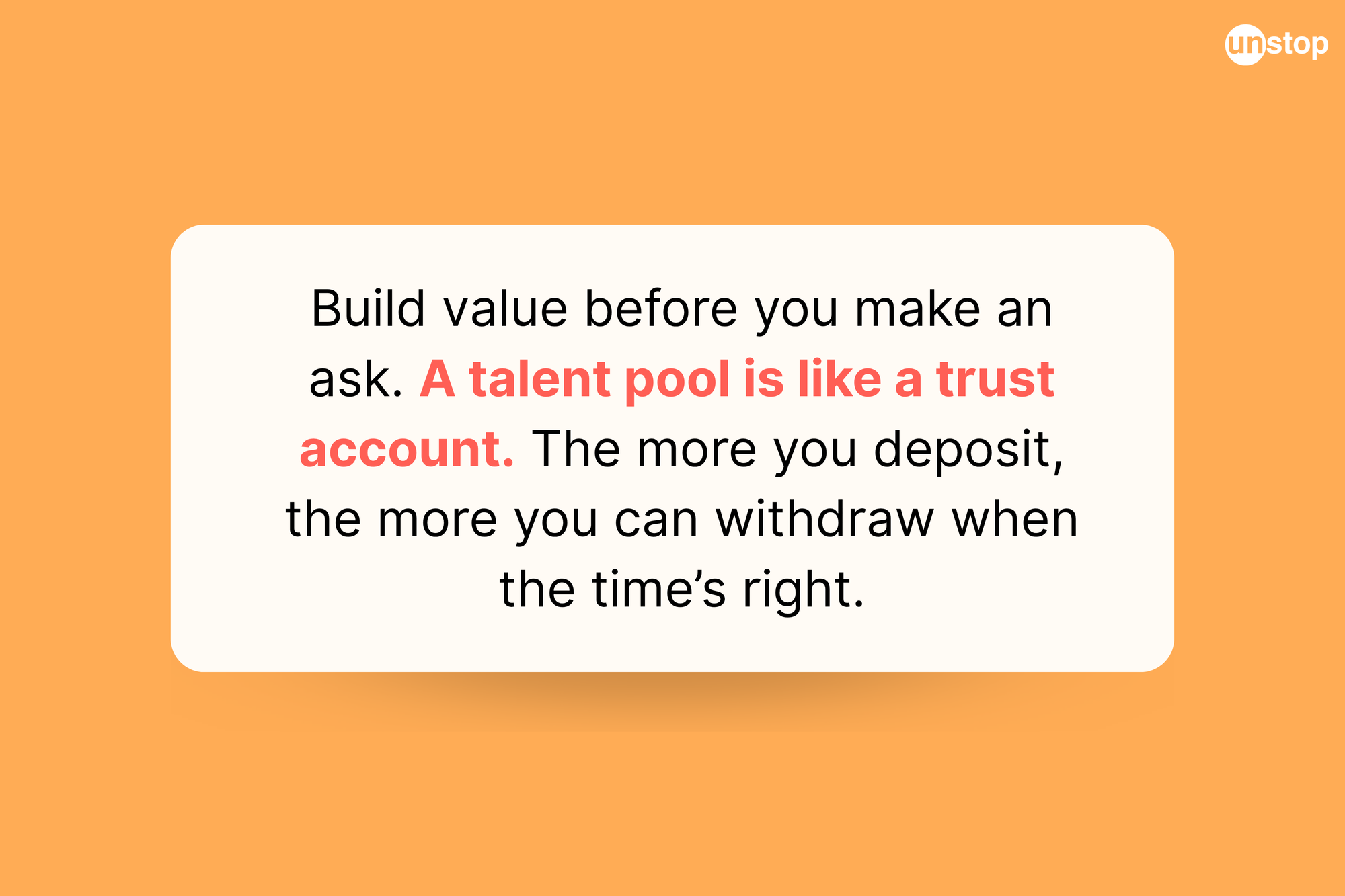 What is a talent pool