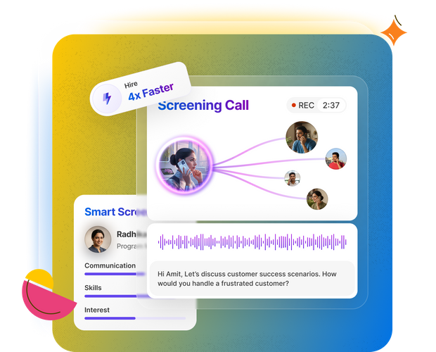 Unstop's AI Calling Agent automates candidate outreach, voice screening, and interview scheduling for faster hiring.