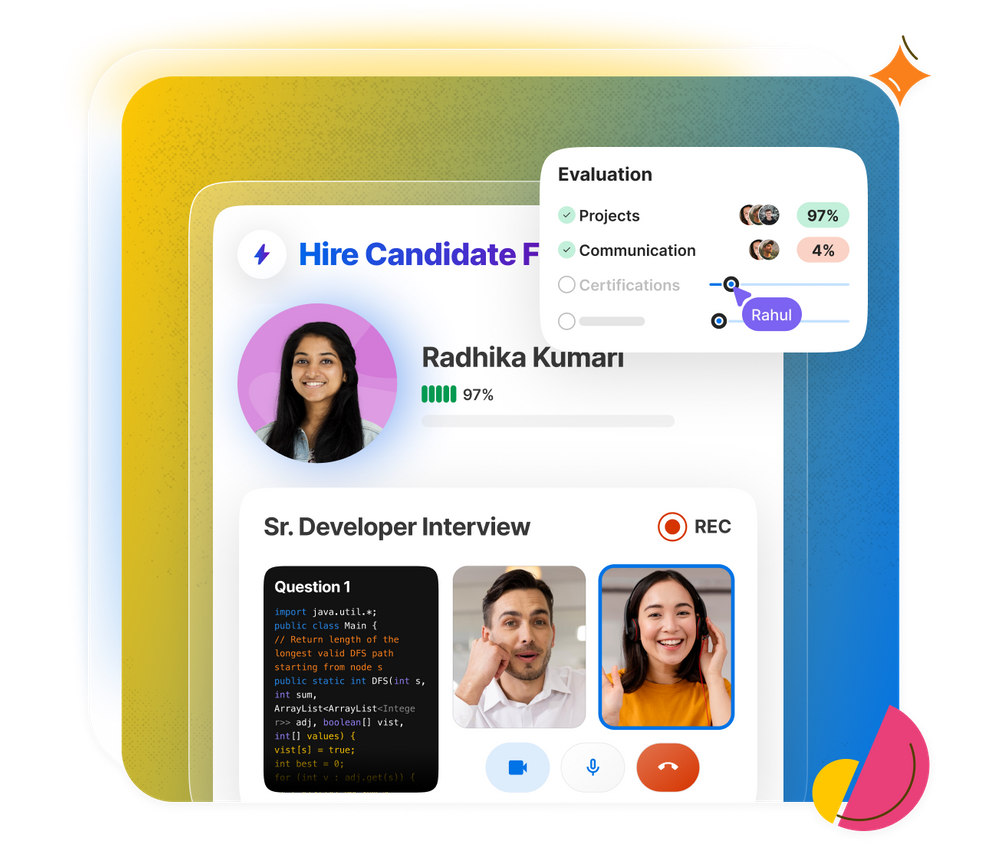 Top online recruiting platform with full lifecycle automation tools, including sourcing, screening, assessment, interviews, shortlisting, and offer roll-out.