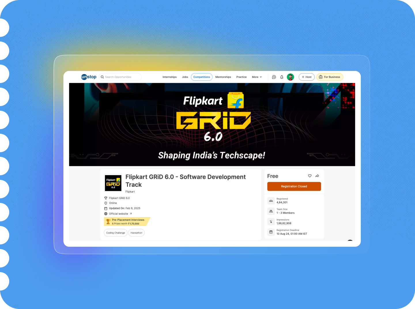 Unstop - Competitions, Quizzes, Hackathons, Scholarships and ...