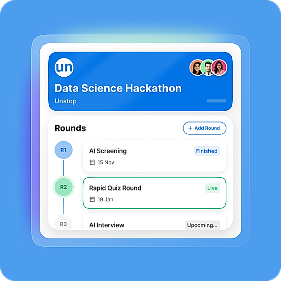Unstop’s AI-powered lateral hiring platform streamlines the entire recruitment funnel for the right hires, faster.