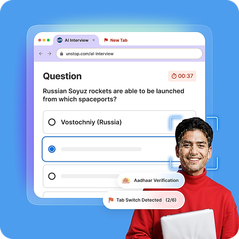 Top quiz platform with 360° proctoring features for secure online assessments and engagement activities.