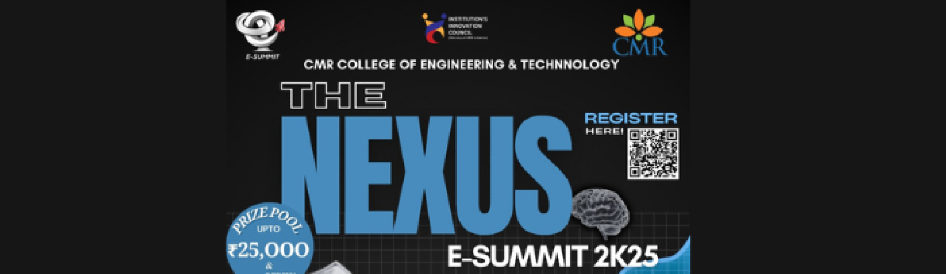 CMR Engineering College ranked in the band of 251-300 in the NIRF ranking  in India, image size:1920x557