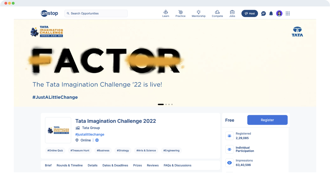 Participants using the ideathon platform microsite