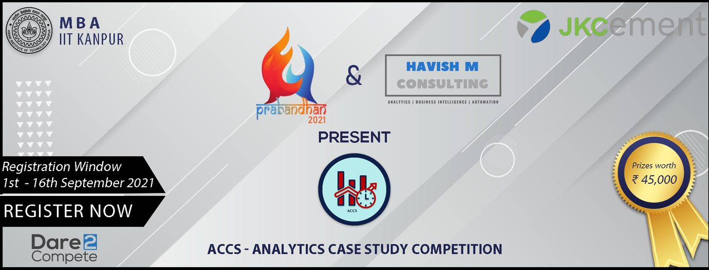 ACCS: Nationwide Analytics Case Study Competition Prabandhan'2021 - The Flagship Management Conclave of IIT Kanpur | IIT KANPUR Free Certification 3 ACCS: Nationwide Analytics Case Study Competition