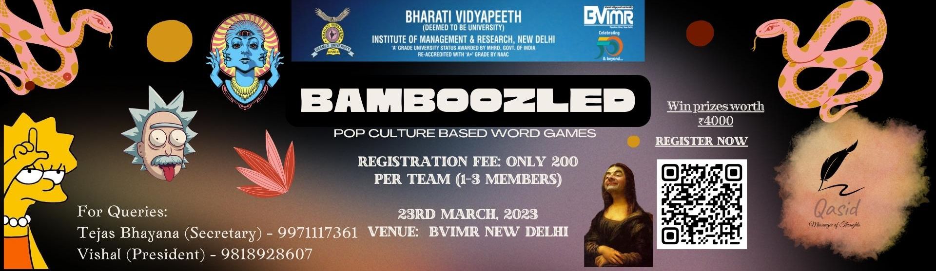 BAMBOOZLED Pop Culture Based Word Games by Bharati Vidyapeeth