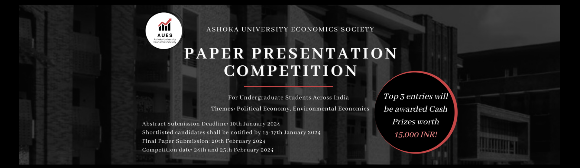 Participate in the Economics Paper Presentation Competition 2024 before 12 Jan 24, 06:29 PM CUT