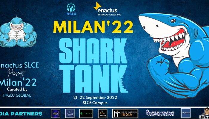 SLCE Shark Tank by Shyam Lal College, University of Delhi! // Unstop