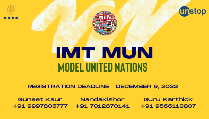 IMT Model United Nations By Institute Of Management Technology (IMT ...