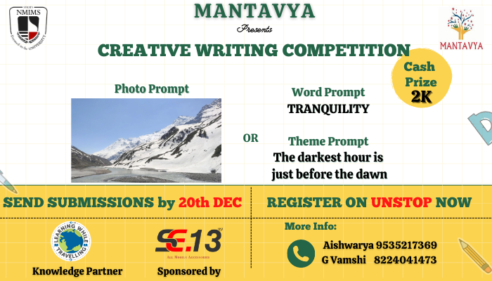 report on creative writing competition