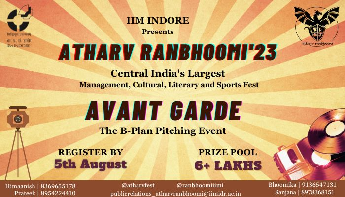 Avant Garde | The B-Plan Event By Indian Institute Of Management (IIM ...