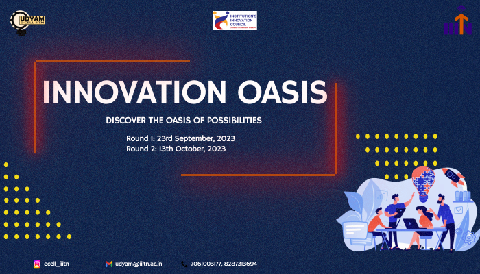 Innovation Oasis by Indian Institute of Information Technology (IIIT ...