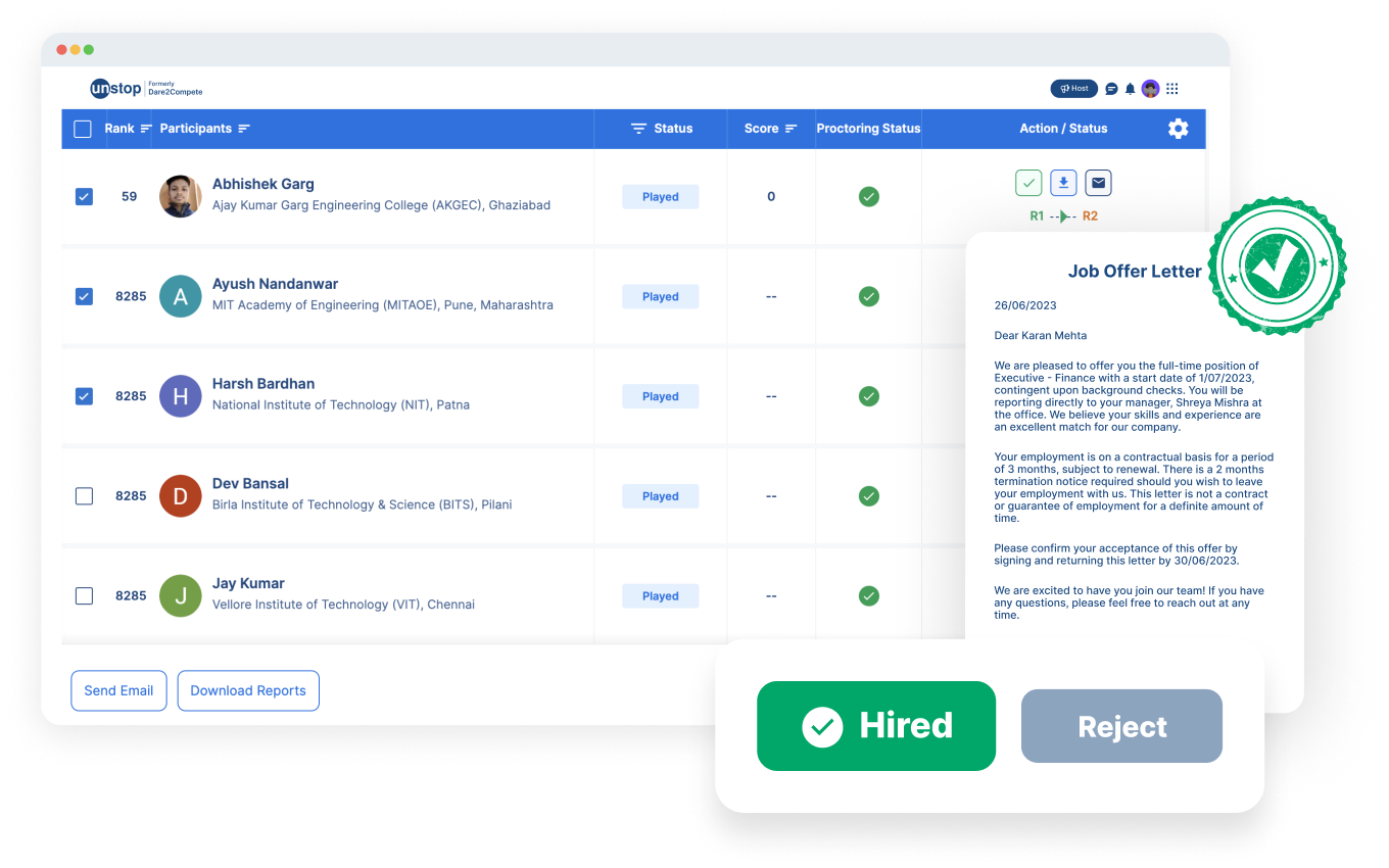 Unstop Competitions, Quizzes, Hackathons, Scholarships and